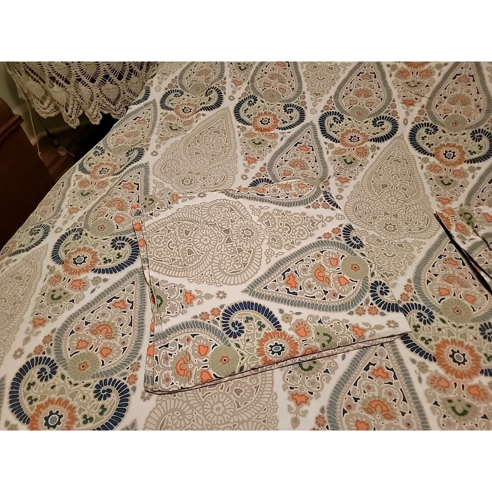 Pottery Barn King Duvet Cover & 2 Euro Shams Retired 